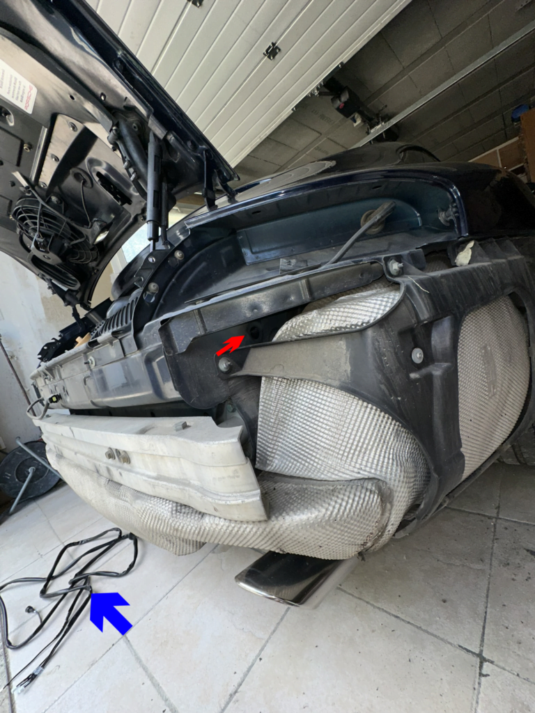 Installation radar de recul Porsche 996