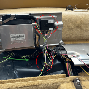 Installation radar de recul Porsche 996